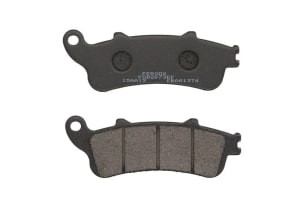 Plăcuțe de frână spate, utilizare: road-small motorcycle/scooters, material: eco friction-EF, 115,6x41x8mm compatibil: HONDA CBR, FES; KAWASAKI VN, Z 125/650/1100 1996-2018