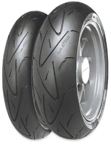 [02443950000] Anvelopă Moto Sport CONTINENTAL 190/55ZR17 TL 75W ContiSportAttack Spate