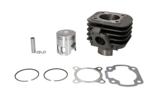 Cilindru complet 2T 47Mm Sworzeń 10Mm Yamaha/Aprilia Minarelli Poziomy + "Chińskie 2T" (Pasuje Pod Oryginalną Głowicę)