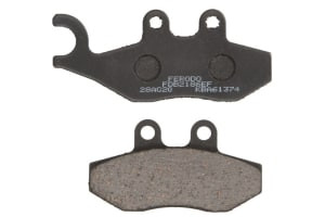Plăcuțe de frână inferior/spate, utilizare: road-small motorcycle/scooters, material: eco friction-EF, 97,1x77,2-97,1x9mm compatibil: GILERA NEXUS; PIAGGIO/VESPA BEVERLY, CARNABY, MP3 125/250/300 2004-2015
