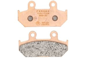 Plăcuțe de frână inferior/spate, utilizare: route, material: sinter-ST, 88x46x8,5mm compatibil: SUZUKI AN 650 2002-2012