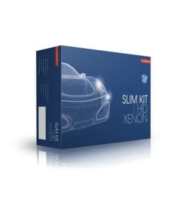 Xenon HID set, light source type: HB3, light colour: white, max: 4300K, transformator voltage: 12V, transformator type SLIM, for American cars; without E-MARK - not for use on public roads, no road ap
