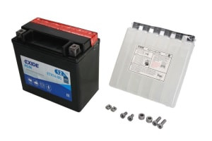 Baterie AGM/Dry charged with acid/Starting EXIDE 12V 12Ah 200A L+ Maintenance free electrolyte included 150x87x145mm Dry charged with acid YTX14-BS fits: APRILIA ETV 25-16