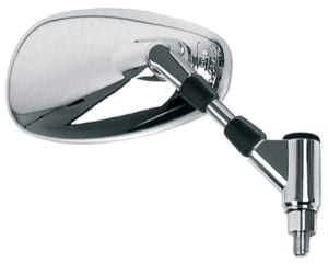 Oglinda (dreapta, diametru braț: 10, stânga, chrome, montaj pe ghidon) compatibil: SUZUKI VL; YAMAHA BT, FZ1, FZ6, MT-01, MT-03, VMX 125-1900 1998-2016