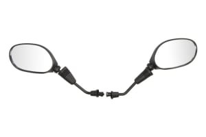 Oglinzi (set, direction: right-sided, colour: black) compatibil: CHIŃSKI SKUTER/MOPED/MOTOROWER/ATV 2T, 4T
