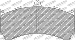 Placute de frana - professional DS1.11 uz pe circuit; fata,