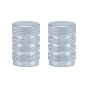 Capace valve de aer OXFORD (colour silver, anodized; CNC, 2 pcs)