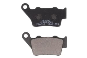 Plăcuțe de frână inferior/spate, utilizare: road-small motorcycle/scooters, material: eco friction-EF, 77x77x9mm compatibil: APRILIA ETV, PEGASO; BETA JONATHAN; BMW C, C1, F, S 125-1200 1992-2019