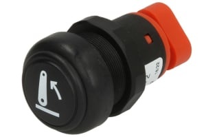 Switch (number of pins 3) compatibil: MASSEY FERGUSON 6445 (DYNA), 6455, 6460, 6465, 6470, 6475, 6480, 6485, 6490, 6495, 6497, 6499 (PERKINS 6 CYL), 6499 (SISU 74 CTA 6 CYL), 7465, 7475, 7480, 7485, 7490