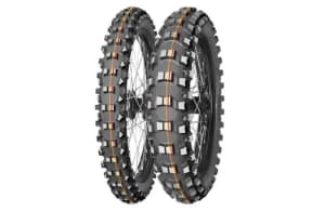 Anvelopă Moto Cross/Enduro MITAS 70/100-10 TT 41J TERRA FORCE-MX MH Spate NHS red & green stripe