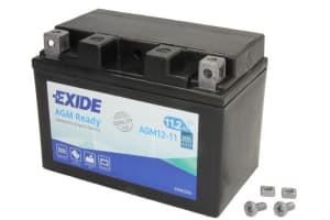 Baterie AGM/Starting EXIDE 12V 11Ah 205A L+ Maintenance free 150x87x110mm Started YTZ14-BS fits: BENELLI SPORT EVO, TNT, TORNADO, TREK; BMW C, F, HP2, R; HONDA CB, CBR, CRF 110-1700 1985-2020