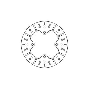Disc frână fix față, 240/105x5mm 4x125mm, diametru gaură de centrare 10,5mm, spacing 0 compatibil: CAGIVA GRAN CANYON 1000/1000 (Touring)/250 (Two-Fifty)/250EX (Forza ABS)/250EX (Forza)/300 (Forza)/4