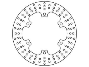 Disc frână fix față, 276/144x5mm 6x166mm, diametru gaură de centrare 10,5mm, spacing 0 (in some models used as front, in other can be spate) compatibil: HONDA CBR 1000F/500/500S/600V (Transalp)/650/65