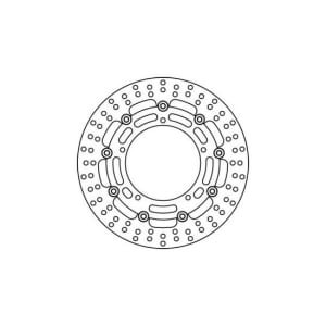 Disc frână flotant față, 298/132x5mm 5x150mm, diametru gaură de centrare 8,3mm, spacing 0 compatibil: YAMAHA FJ-09 321/321 ABS/600/600 (Diversion ABS)/600 (Diversion)/600F (Diversion ABS)/600N/600N AB