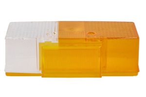 Sticla lampa stanga (orange/white) compatibil: KUBOTA; MASSEY FERGUSON