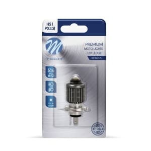 Bec LED (blister pack 1pcs) HS1 12V 15W, uz pe circuit, for vehicles without CAN-Bus Premium, white