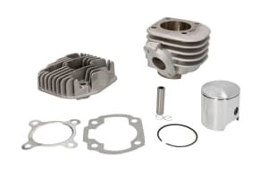 Cilindru complet Nicasil Z Głowicą (47Mm) Yamaha Neo'S/Jog + "Chińskie 2T" Minarelli Poziomy (Sworzeń 10Mm)