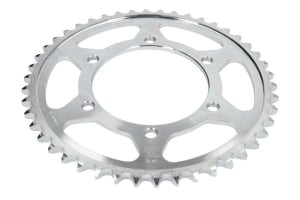 Pinion spate oțel, tip lanț: 50 (530), număr dinți: 46, compatibil: KAWASAKI GPX, GPZ; MZ/MUZ 1000; SUZUKI GSX-R; YAMAHA FZ1, FZ6, FZS, MT-01, XJR, YZF-R1, YZF-R6 500-1670 1988-2017