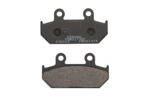 Plăcuțe de frână inferior/spate, utilizare: road-small motorcycle/scooters, material: eco friction-EF, 88x46x8,5mm compatibil: SUZUKI AN 650 2002-2012
