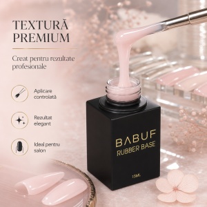 Baza Rubber | Blush Natural | RB3 | 15ml - Img 4