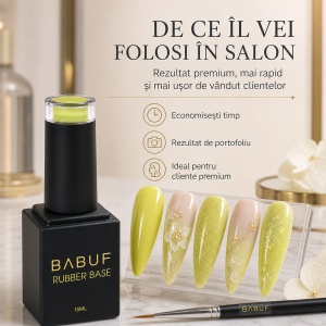 Baza Rubber | Galben Lime | RB19 | 15ml - Img 7