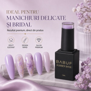 Baza Rubber | Mov Cremos | RB9 | 15ml - Img 5