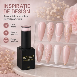 Baza Rubber | Nude Rose | RB5 | 15ml - Img 6