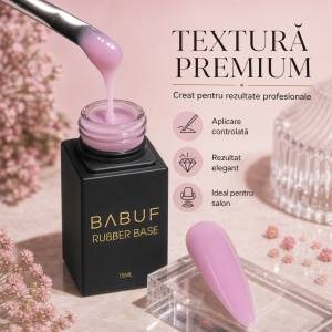 Baza Rubber | Trandafir Pudrat | RB12 | 15ml - Img 4