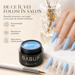 Gel de Constructie Autonivelant | Baby Blue | BG16 | 15g - Img 7
