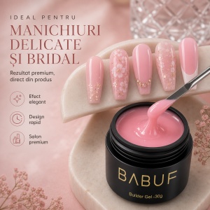 Gel de Constructie Autonivelant | Blush Roz | BG3 | 30g - Img 5