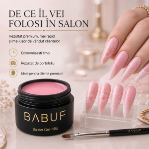 Gel de Constructie Autonivelant | Blush Roz | BG3 | 50g - Img 7