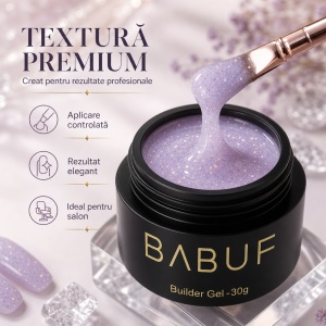 Gel de Constructie Autonivelant | Lilac Elixir | BGPA1 | 30g - Img 4