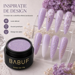 Gel de Constructie Autonivelant | Lilac Elixir | BGPA1 | 50g - Img 6