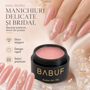 Gel de Constructie Autonivelant | Milk Blush | BG20 | 30g - Img 5