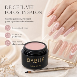 Gel de Constructie Autonivelant | Milk Blush | BG20 | 50g - Img 7