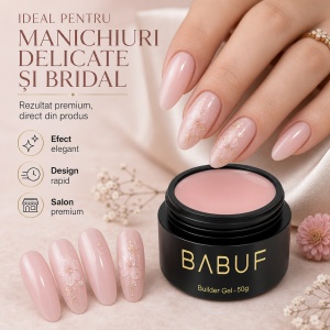 Gel de Constructie Autonivelant | Milky Blush | BG24 | 50g - Img 5