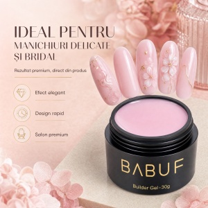 Gel de Constructie Autonivelant | Milky Pink Cloud | BG13 | 30g - Img 5