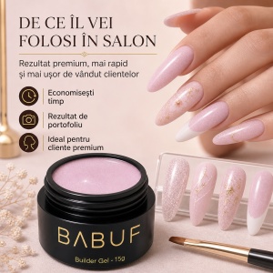 Gel de Constructie Autonivelant | Milky Pink Sparkle | BGG11 | 15g - Img 7