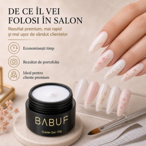 Gel de Constructie Autonivelant | Milky White | BG23 | 30g - Img 7