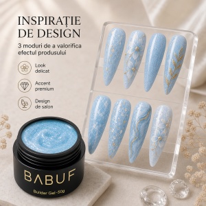 Gel de Constructie Autonivelant | Ocean Marble | BGP12 | 50g - Img 6