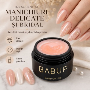 Gel de Constructie Autonivelant | Peach Pearl | BGP3 | 15g - Img 5