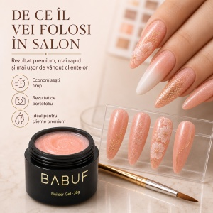 Gel de Constructie Autonivelant | Peach Pearl | BGP3 | 30g - Img 7