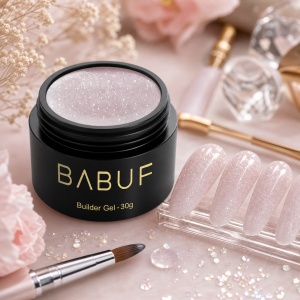 Gel de Constructie Autonivelant | Pearl Blush Glow | BGG10| 30g - Img 3