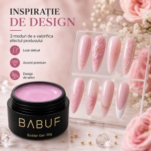 Gel de Constructie Autonivelant | Pink Glaze | BGP8 | 50g - Img 6