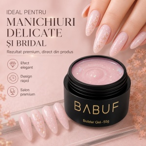 Gel de Constructie Autonivelant | Pink Milky Glow | BGG5 | 50g - Img 5