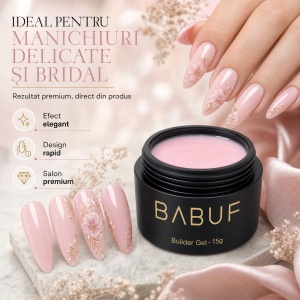 Gel de Constructie Autonivelant | Roz Milky | BG19 | 15g - Img 5