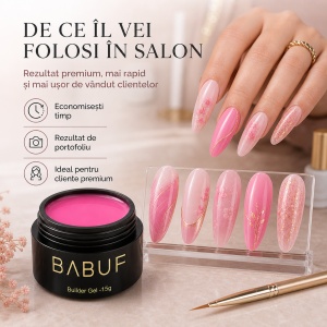 Gel de Constructie Autonivelant Smart | Barbie Core | SBG9 | 15g - Img 7