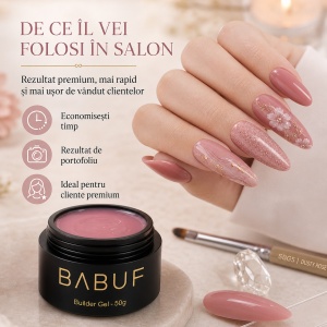 Gel de Constructie Autonivelant Smart | Dusty Rose | SBG5 | 50g - Img 7