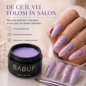 Gel de Constructie Autonivelant Smart | Lila Lăptos | SBG4 | 15g - Img 7