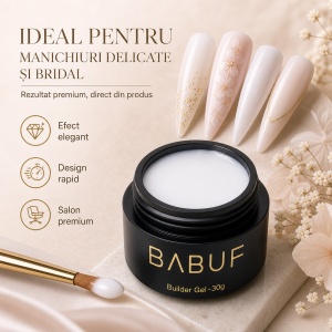 Gel de Constructie Autonivelant Smart | Milky Cloud | SBG1 | 30g - Img 5